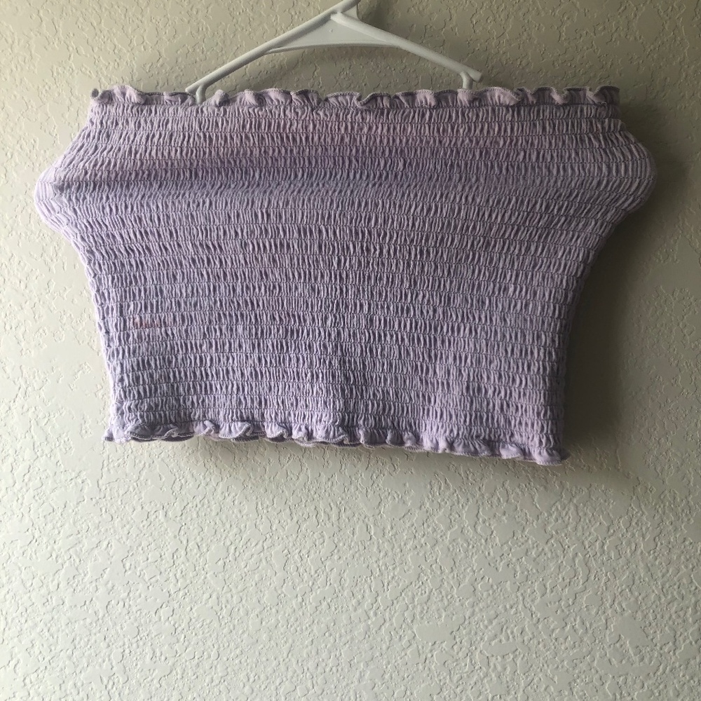 Purple tube top
